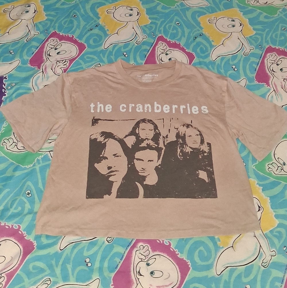 The Cranberries Crop Top Shirt Cropped Tee